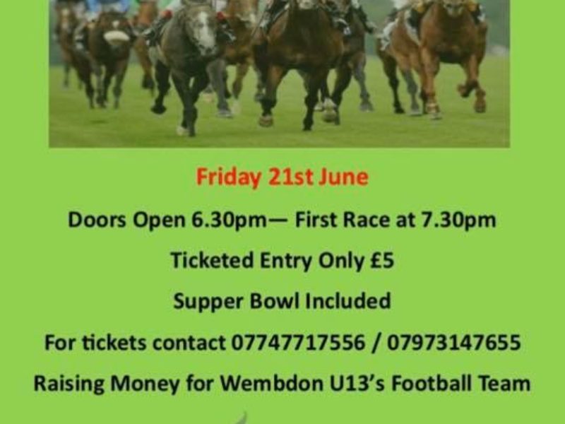 U13 Race Night